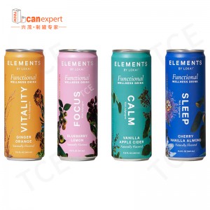 Nagykereskedelmi élelmiszer-minőségű biztonsági csomagolás üres 250 ml 500 mlnyomtatott alumínium ital doboz sör italcsomagolás fém palack